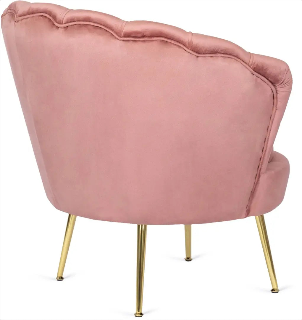 Fotelis su veliūro audiniu rožinės spalvos TE111 - €186 Save 15% 100-200, __label:Pristatymas 5-14 d.d., elite,