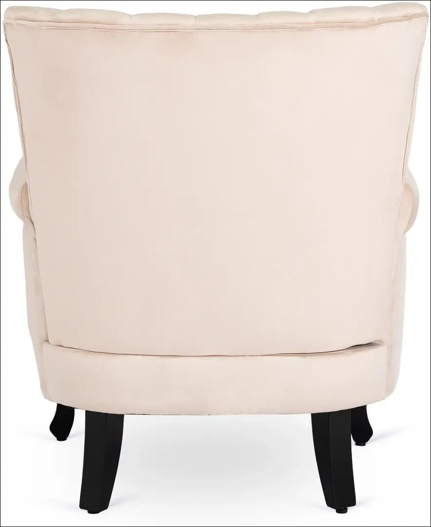 Fotelis su veliūro audiniu smėlio spalvos TE142 - €194 Save 15% 100-200, __label:Pristatymas 5-14 d.d., elite, Fotele