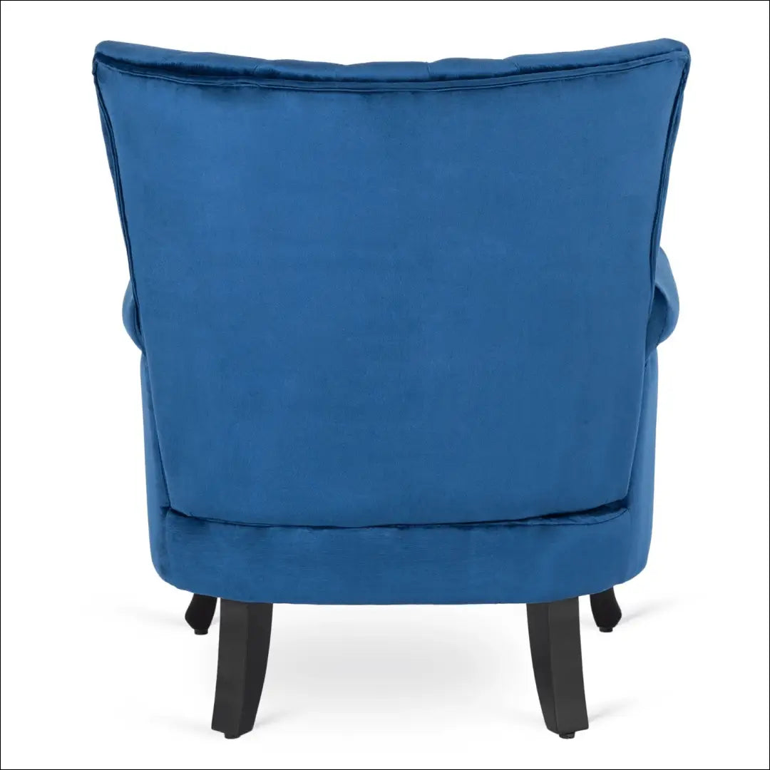 Fotelis su veliūro audiniu tamsiai mėlynos spalvos TE310 - €194 Save 15% 100-200, __label:Pristatymas 5-14 d.d., elite,