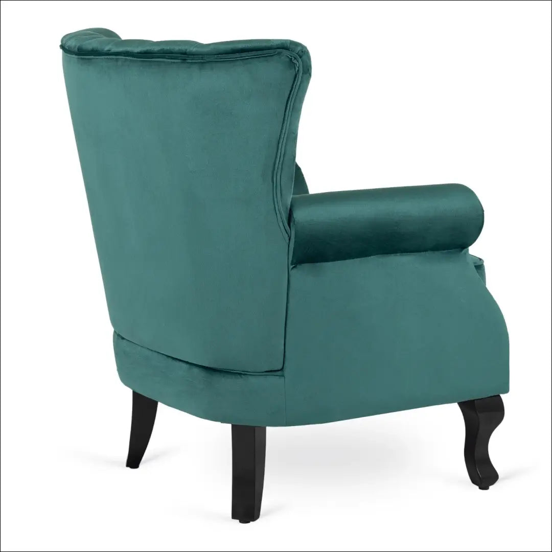 Fotelis su veliūro audiniu žalios spalvos TE309 - €194 Save 15% 100-200, __label:Pristatymas 5-14 d.d., elite, Fotele