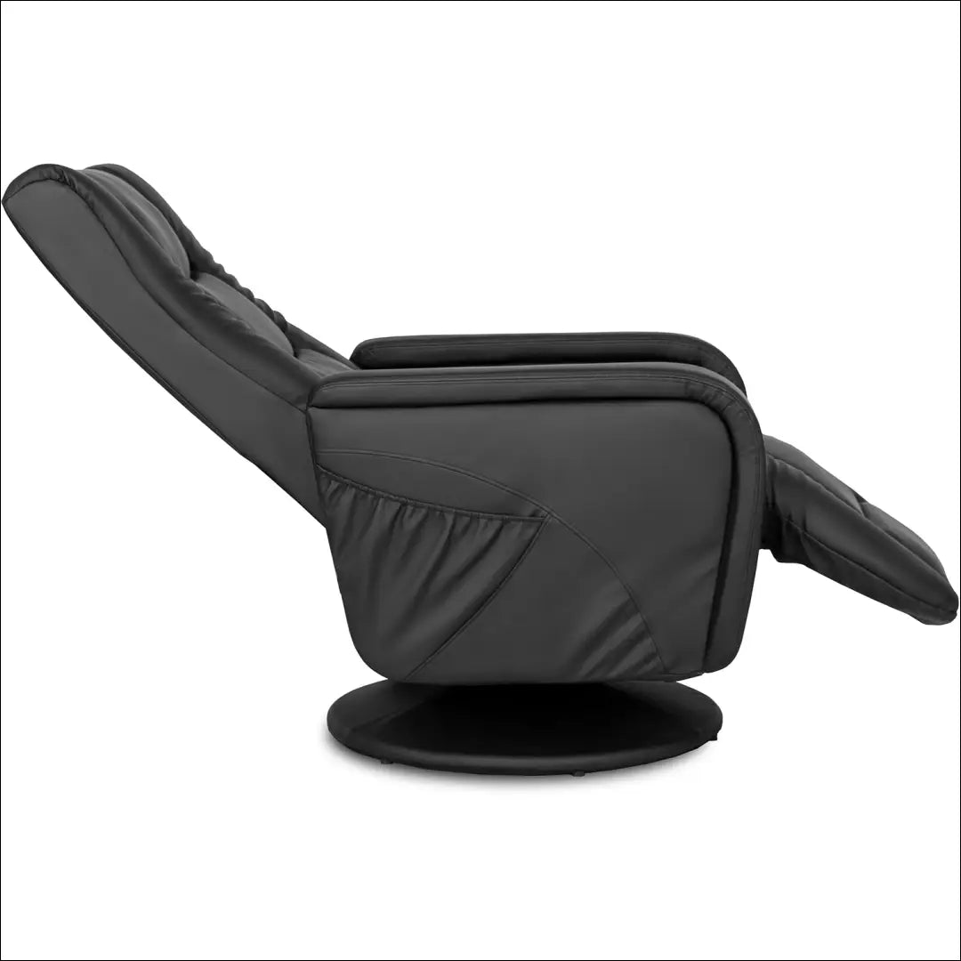 Fotelis sukamas iš eko odos juodos spalvos TE098 - €338 Save 15% __label:Pristatymas 5-14 d.d., elite, Fotele