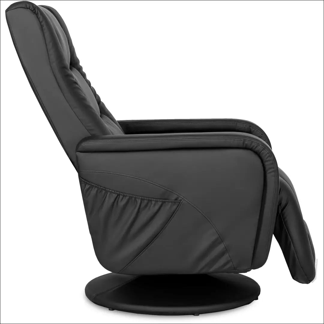 Fotelis sukamas iš eko odos juodos spalvos TE098 - €338 Save 15% __label:Pristatymas 5-14 d.d., elite, Fotele