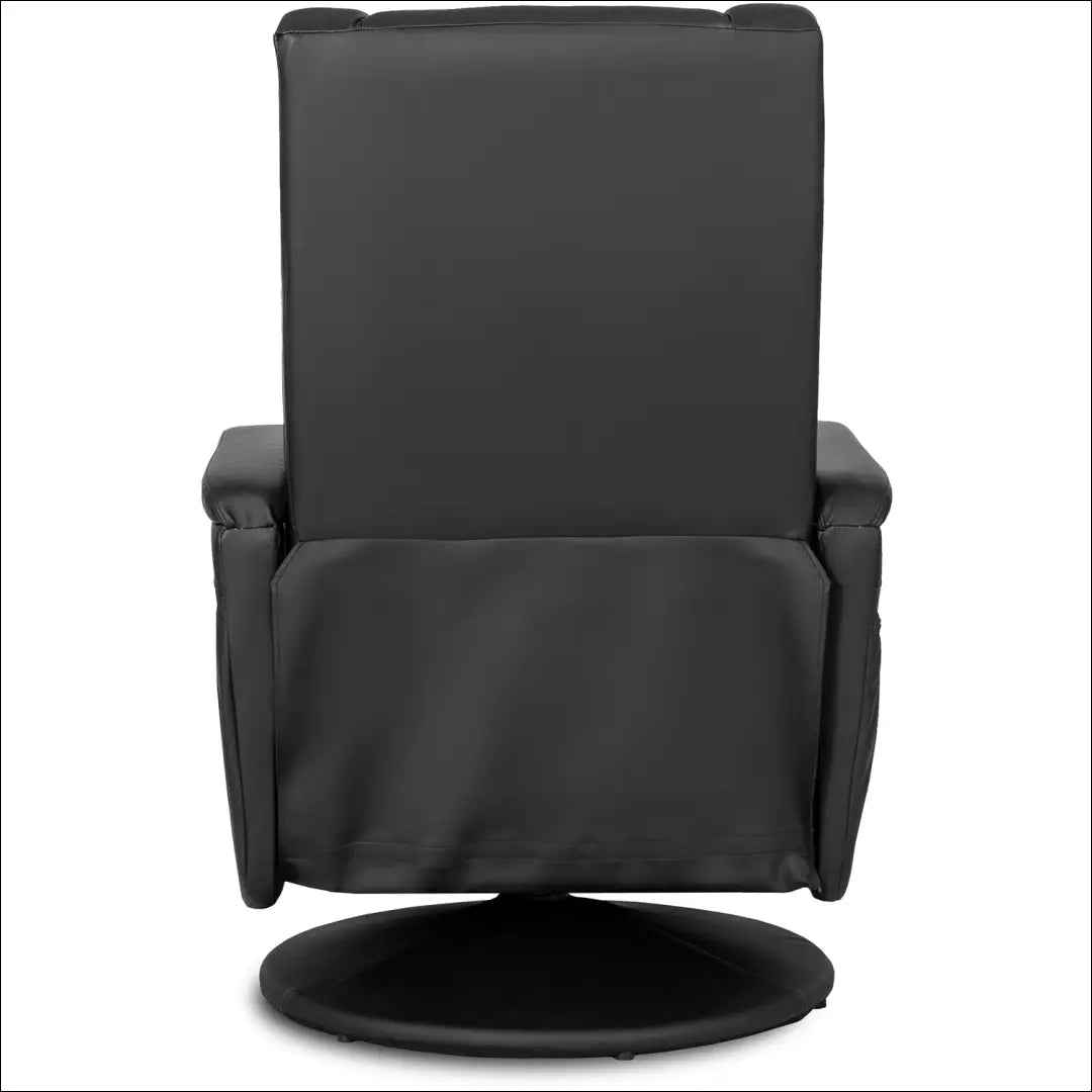 Fotelis sukamas iš eko odos juodos spalvos TE098 - €338 Save 15% __label:Pristatymas 5-14 d.d., elite, Fotele