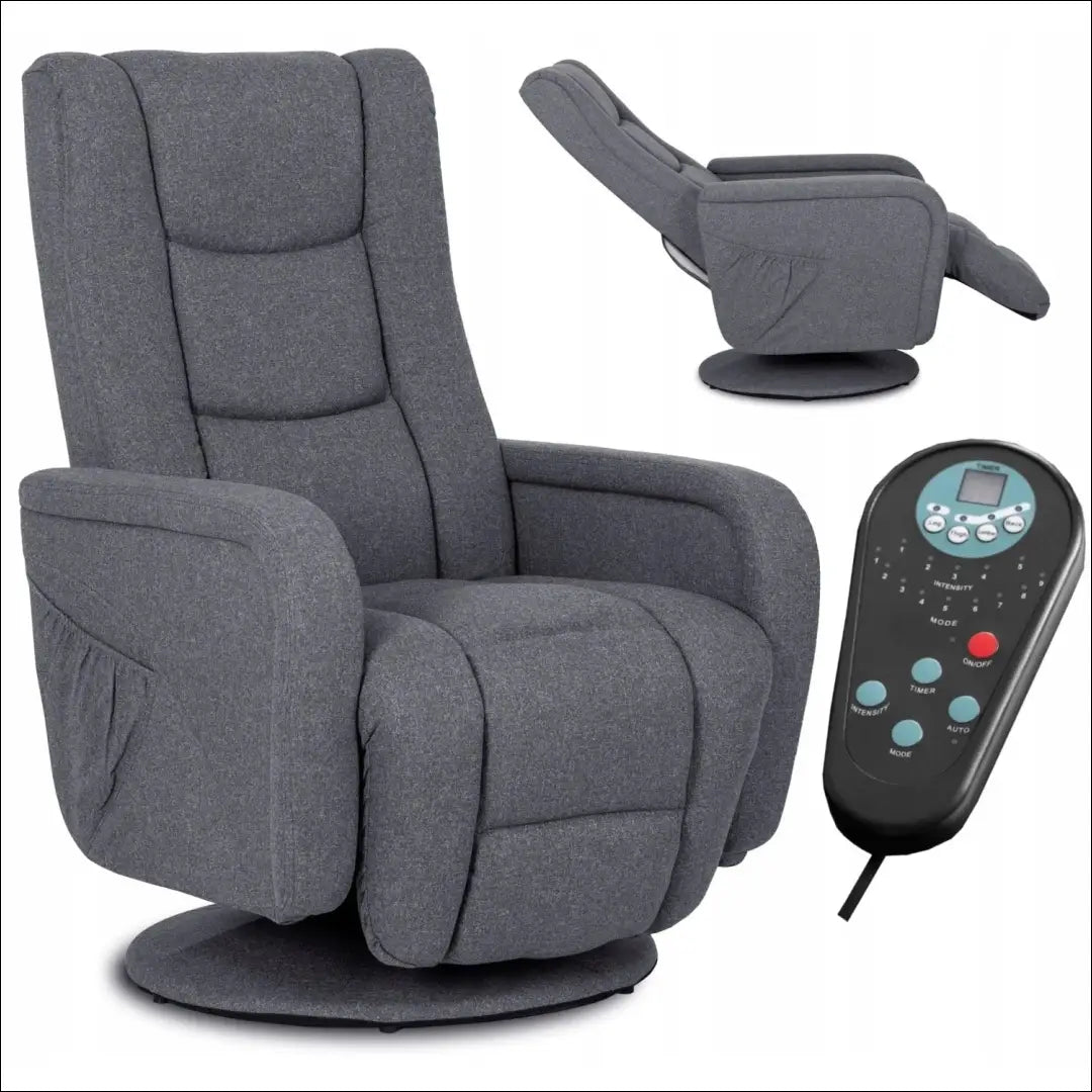 Fotelis sukamas su audiniu pilkos spalvos TE099 - €338 Save 15% __label:Pristatymas 5-14 d.d., elite, Fotele