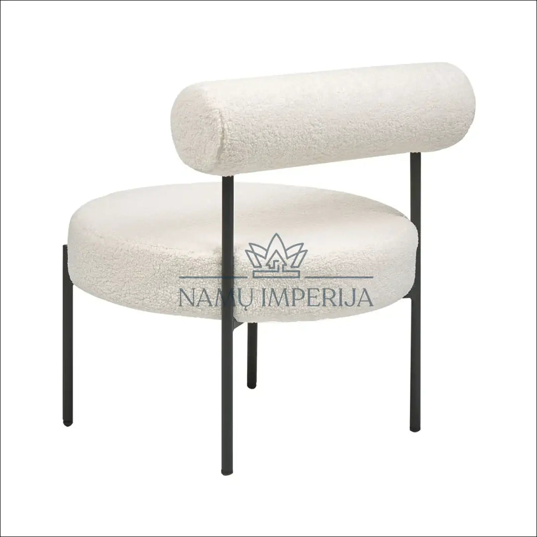 Foteliukas MI782 - €92 Save 50% 50-100, __label:Pristatymas 1-2 d.d., boucle, color-balta, foteliai €50 to €100 Folding