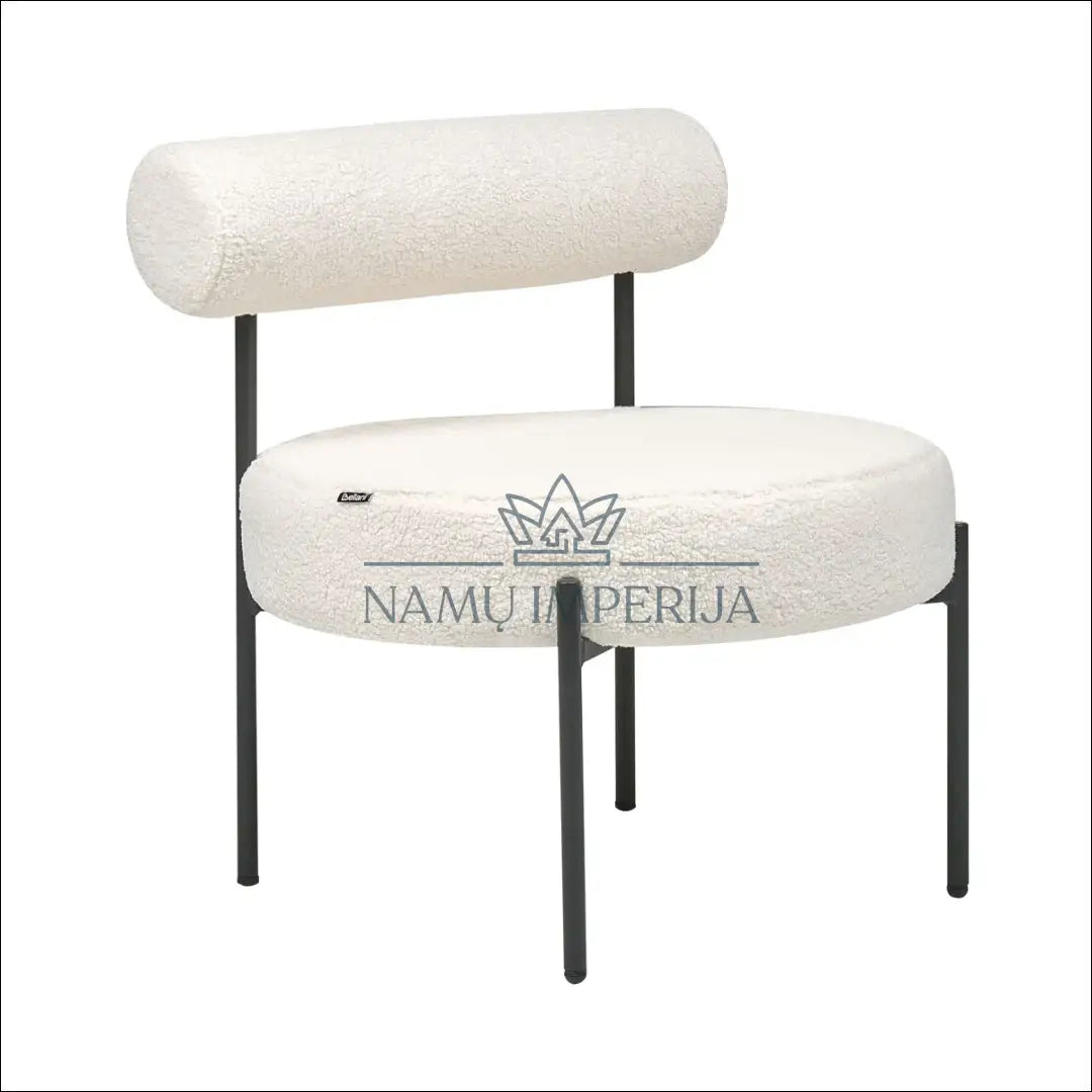 Foteliukas MI782 - €92 Save 50% 50-100, __label:Pristatymas 1-2 d.d., boucle, color-balta, foteliai €50 to €100 Folding