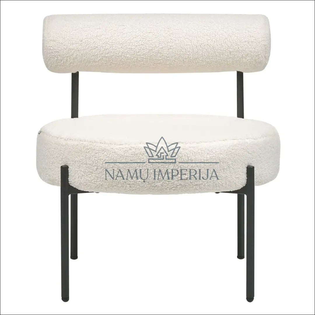 Foteliukas MI782 - €92 Save 50% 50-100, __label:Pristatymas 1-2 d.d., boucle, color-balta, foteliai €50 to €100 Folding