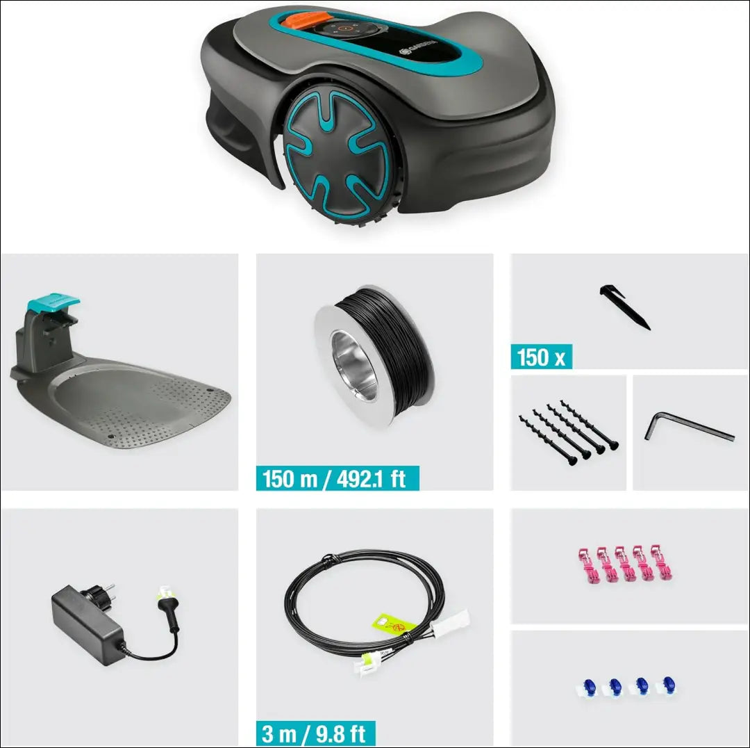 „Gardena SILENO minimo 350 m²“ robotinė vejapjovė SP279 - €260 Save 50% __label:Pristatymas 1-2 d.d., color-pilka,