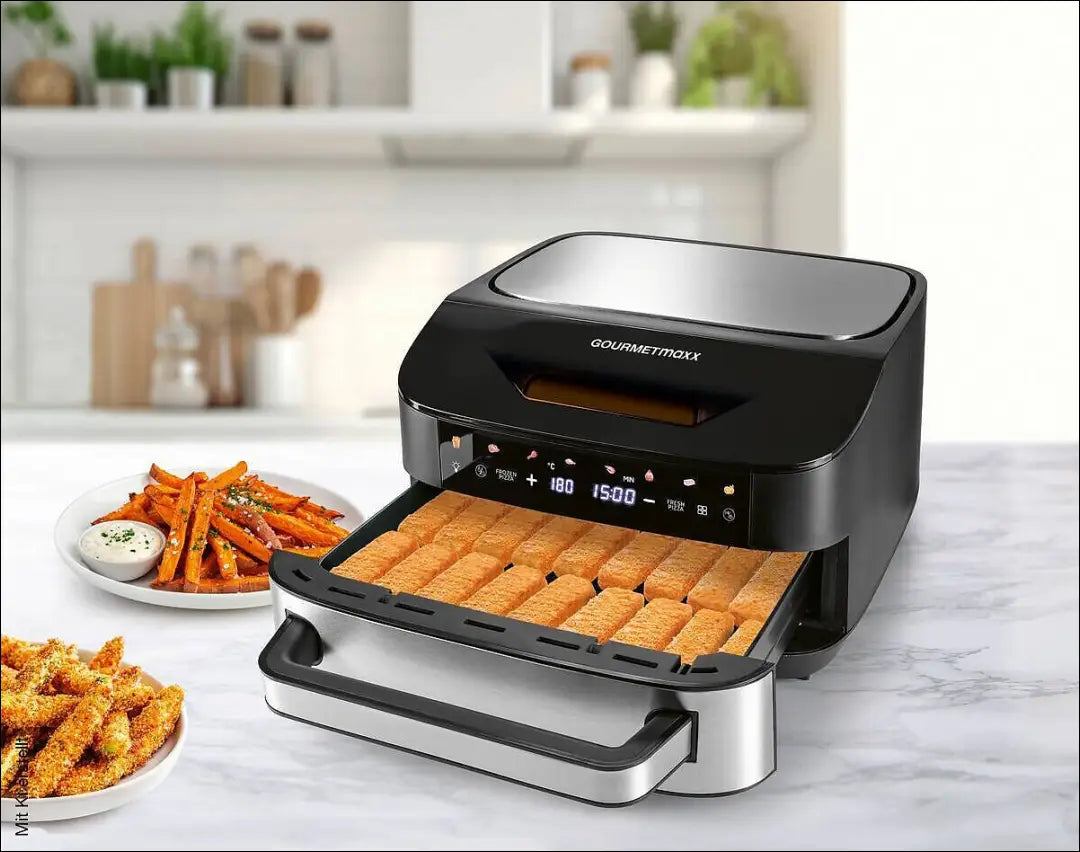 “GOURMETmaxx XXL” karšto oro gruzdintuvė KI1875 - €90 Save 50% 50-100, __label:Pristatymas 1-2 d.d., color-juoda,
