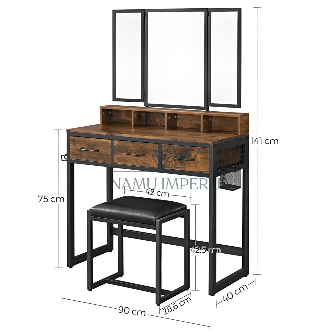 Grožio staliukas SM1288 - €279 Save 30% __label:Pristatymas 5-14 d.d., grozio-staliukas, notouch30, over-200, song