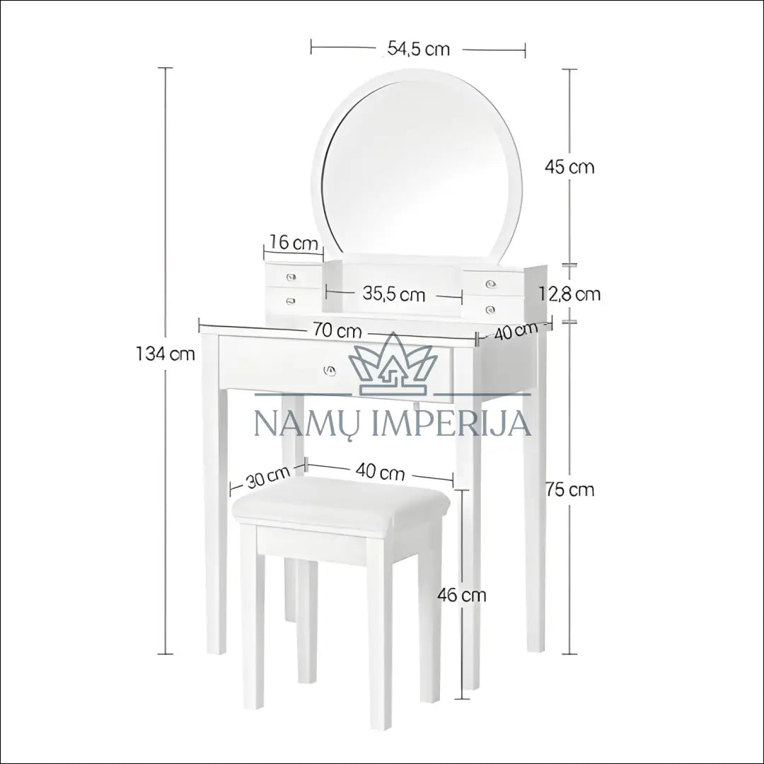 Grožio staliukas SM1303 - €255 Save 30% __label:Pristatymas 5-14 d.d., grozio-staliukas, notouch30, over-200, song