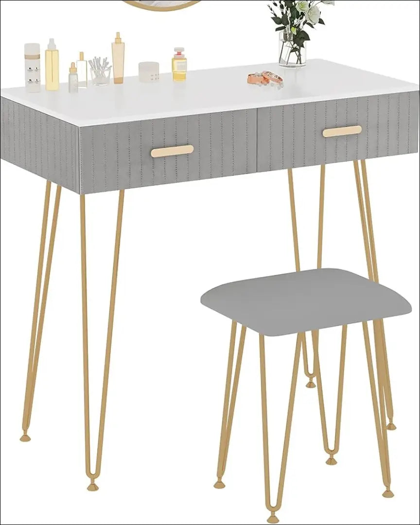 Grožio staliukas su kėdutė SI2072 - €184 Save 50% 100-200, __label:Pristatymas 1-2 d.d., biuro-baldai, biuro-stalai,