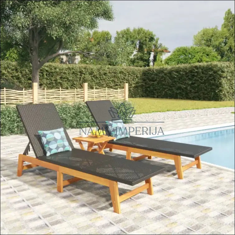 Gultas LI727 - €84 Save 50% 50-100, __label:Pristatymas 1-2 d.d., color-juoda, color-ruda, gultai Ruda / Medžio masyvas