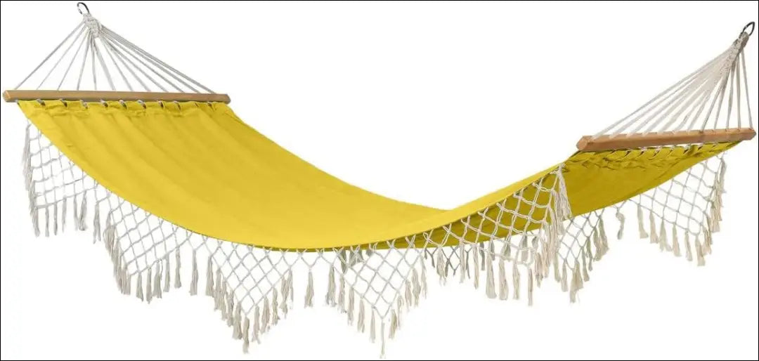Hamakas LI892 - €37 Save 50% 25-50, __label:Pristatymas 1-2 d.d., color-geltona, lauko baldai, material-medvilne €25