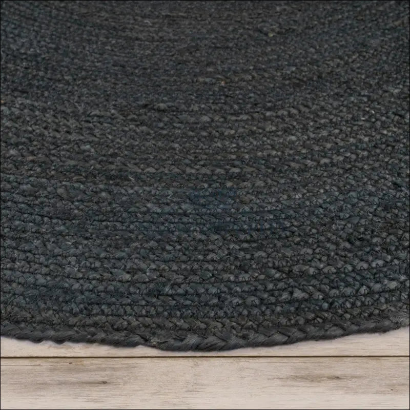 Kilimas NI5105 - €73 100-200, 50-100, color-Anthracite, kilimai, newdiva2 Kilimai Handmade Round Monochrome Rug