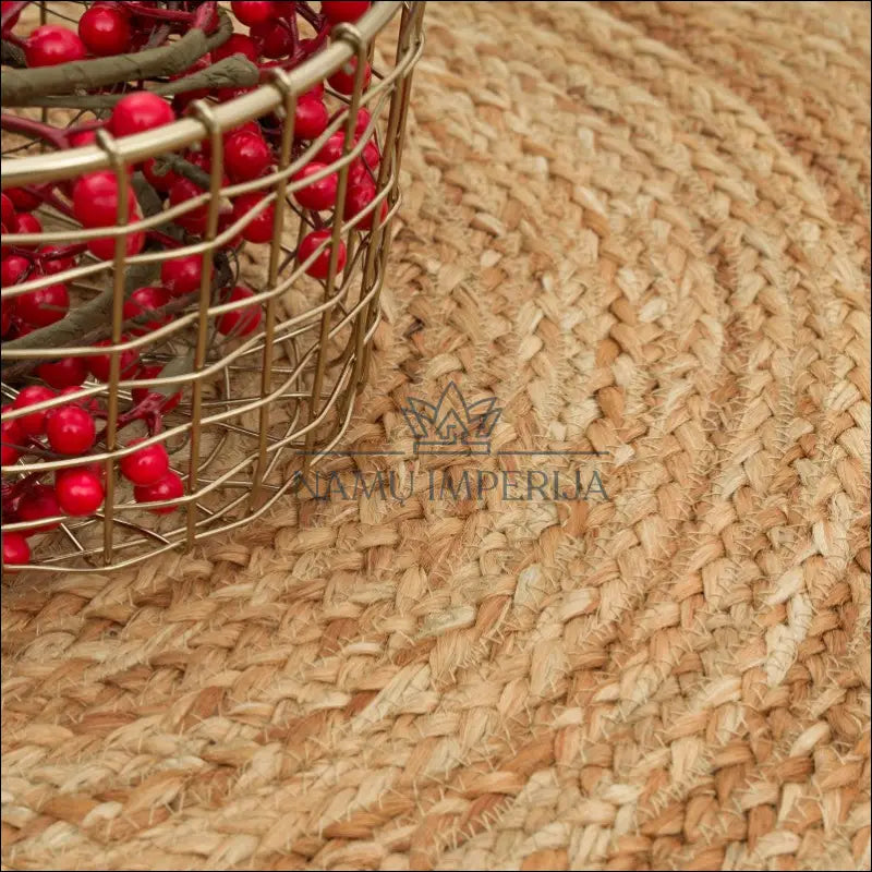 Kilimas NI5108 - €184 100-200, 50-100, color-juoda, kilimai, newdiva2 Kilimai Handmade Round Rug for living room