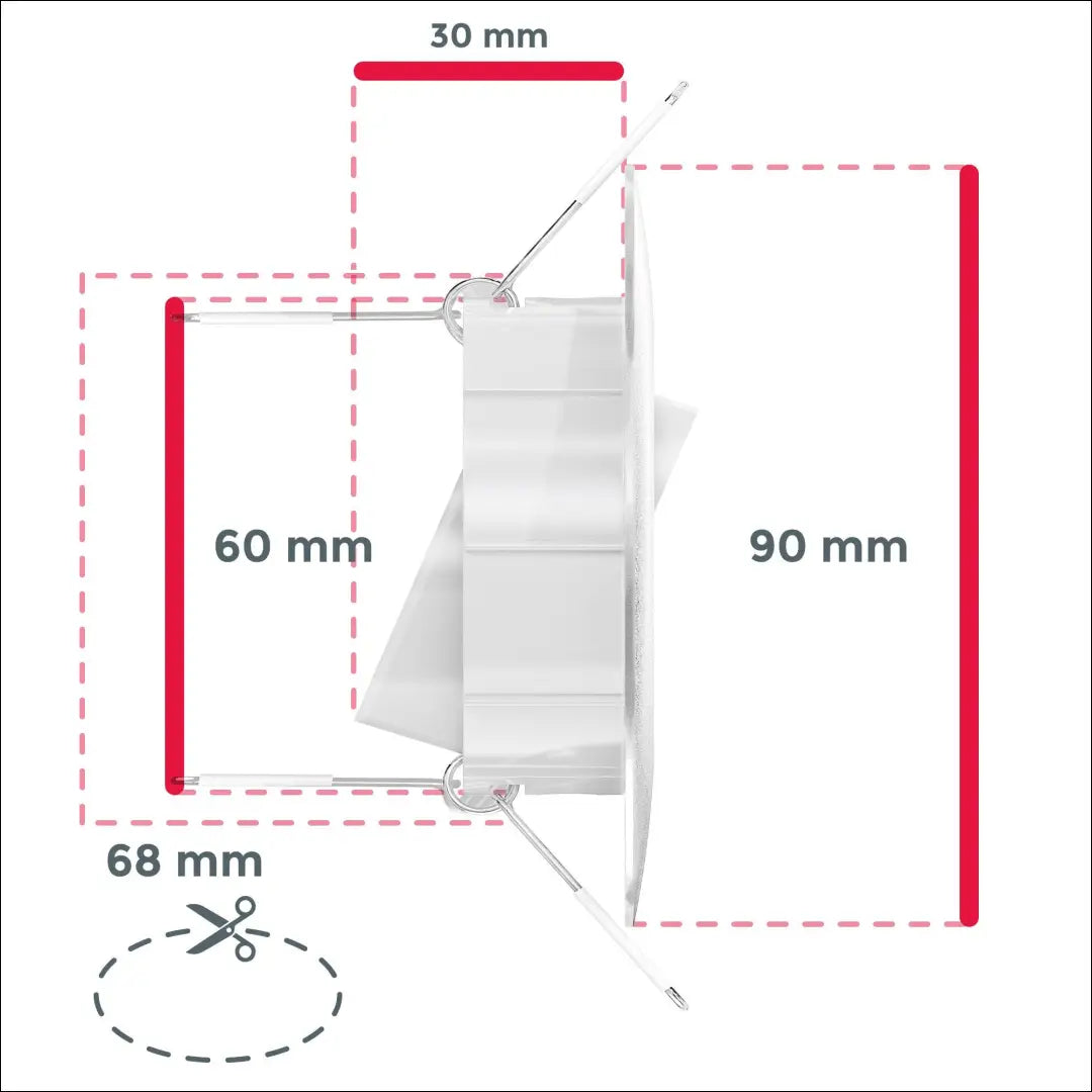 Įleidžiami LED šviestuvai (6vnt) DI12452 - €25 Save 50% 25-50, __label:Pristatymas 1-2 d.d., color-balta, interjeras,