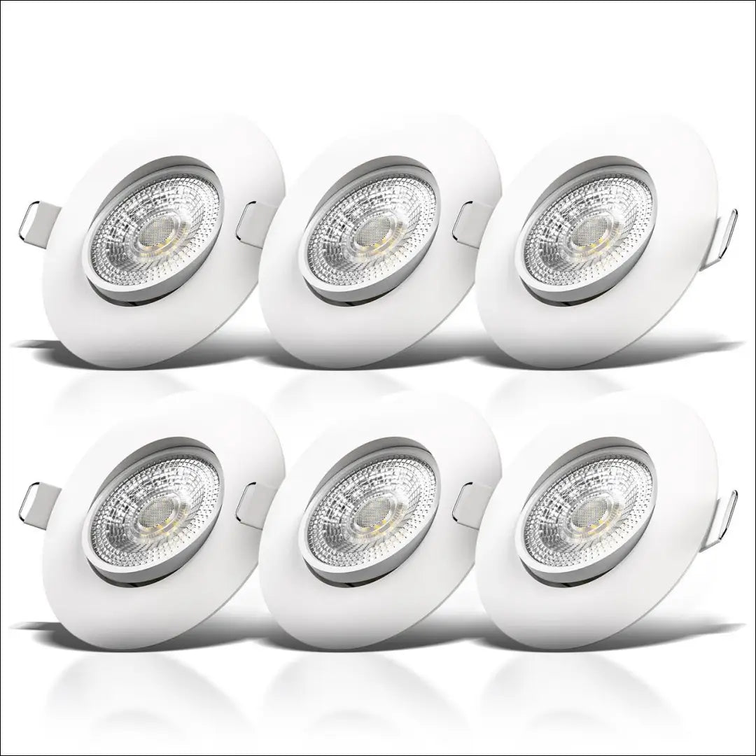 Įleidžiami LED šviestuvai (6vnt) DI12452 - €25 Save 50% 25-50, __label:Pristatymas 1-2 d.d., color-balta, interjeras,