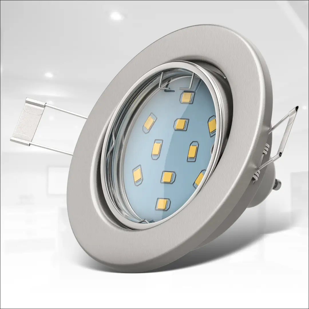 Įleidžiamų šviestuvų komplektas (6vnt) DI12527 - €25 Save 50% 25-50, __label:Pristatymas 1-2 d.d., color-sidabrine,