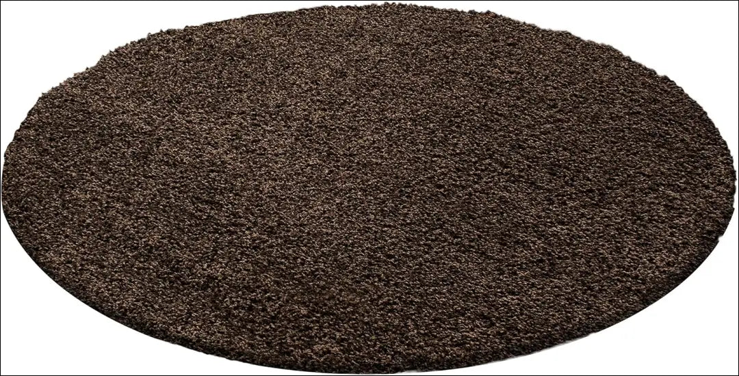 Ilgaplaukis kilimas RU1121 - €54 Save 50% 50-100, __label:Pristatymas 1-2 d.d., apvalus, color-ruda,