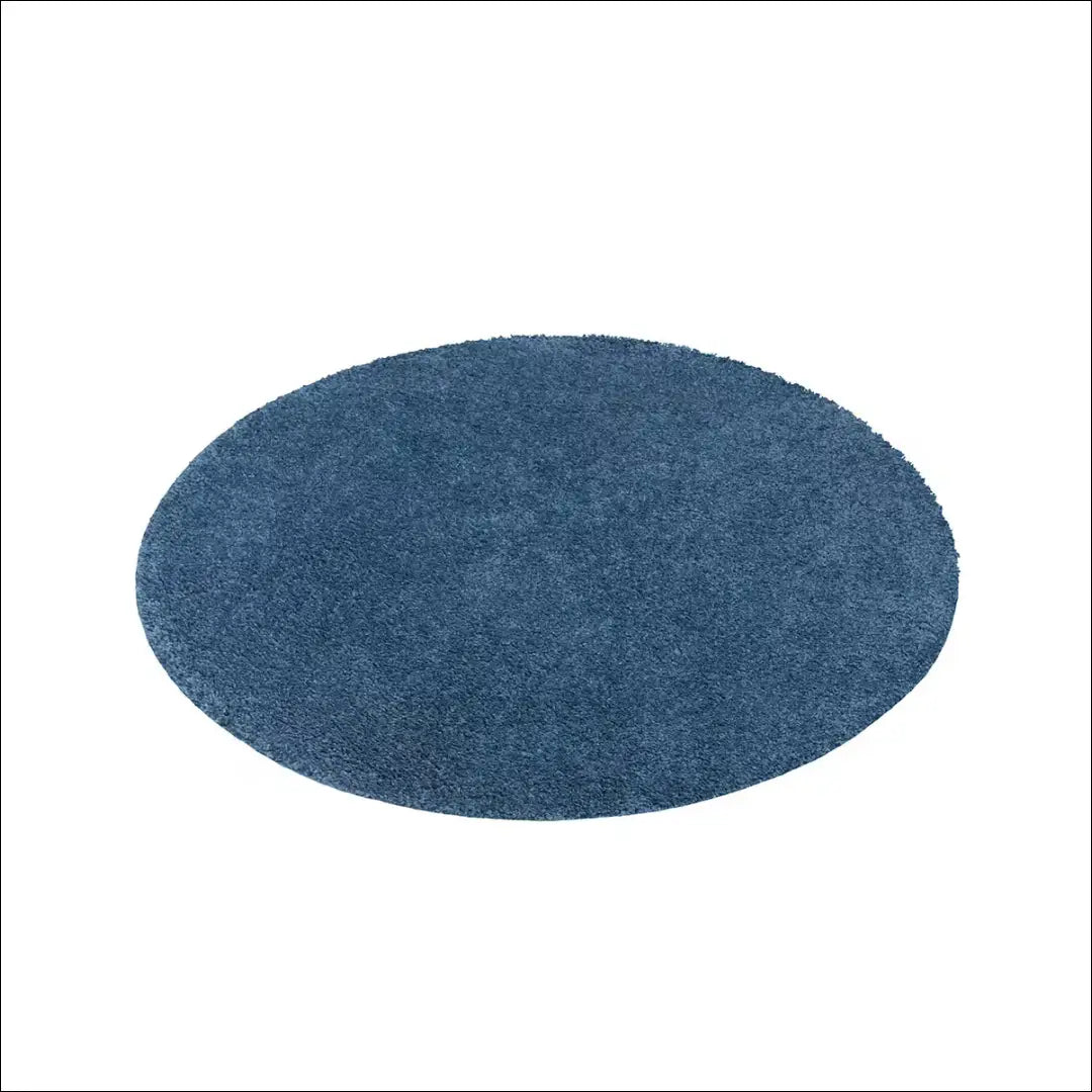 Ilgaplaukis kilimas RU1156 - €49 Save 50% 25-50, __label:Pristatymas 1-2 d.d., apvalus, color-melyna, ilgaplaukiai 200