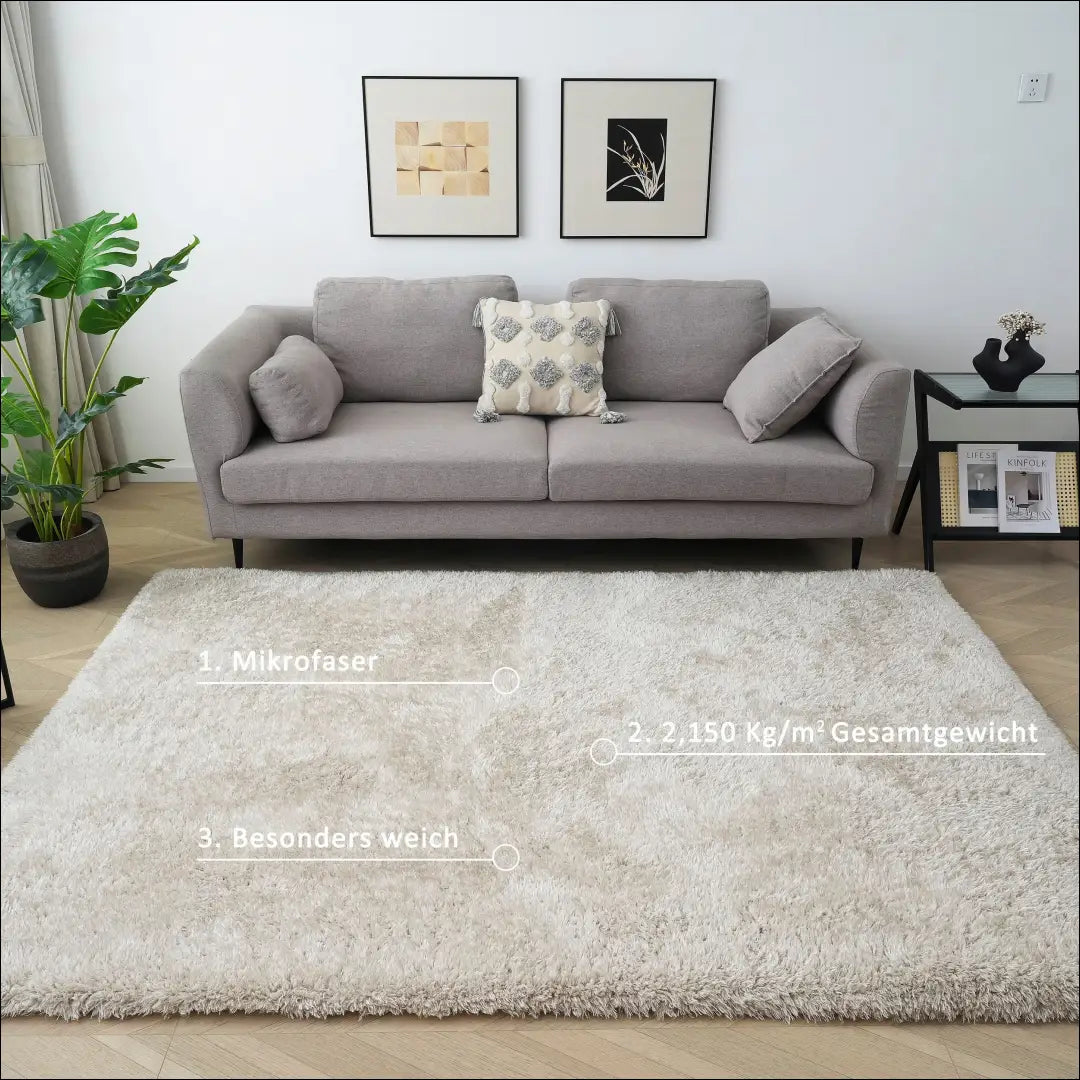 Ilgaplaukis kilimas RU1257 - €119 Save 50% 100-200, __label:Pristatymas 1-2 d.d., color-smelio, ilgaplaukiai, kilimai