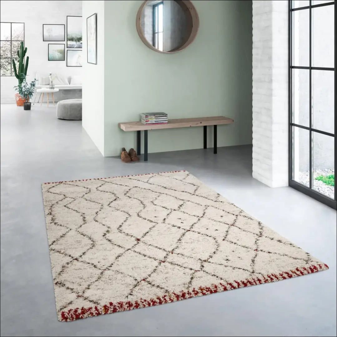 Ilgaplaukis kilimas RU1584 - €142 Save 50% 100-200, __label:Pristatymas 1-2 d.d., color-kremas, color-marga,