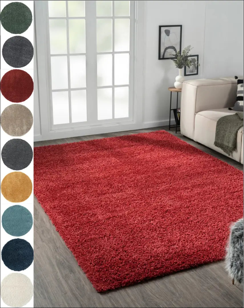 Ilgaplaukis kilimas RU1674 - €95 Save 50% 50-100, __label:Pristatymas 1-2 d.d., color-raudona, Dydis-160-x-230-cm,