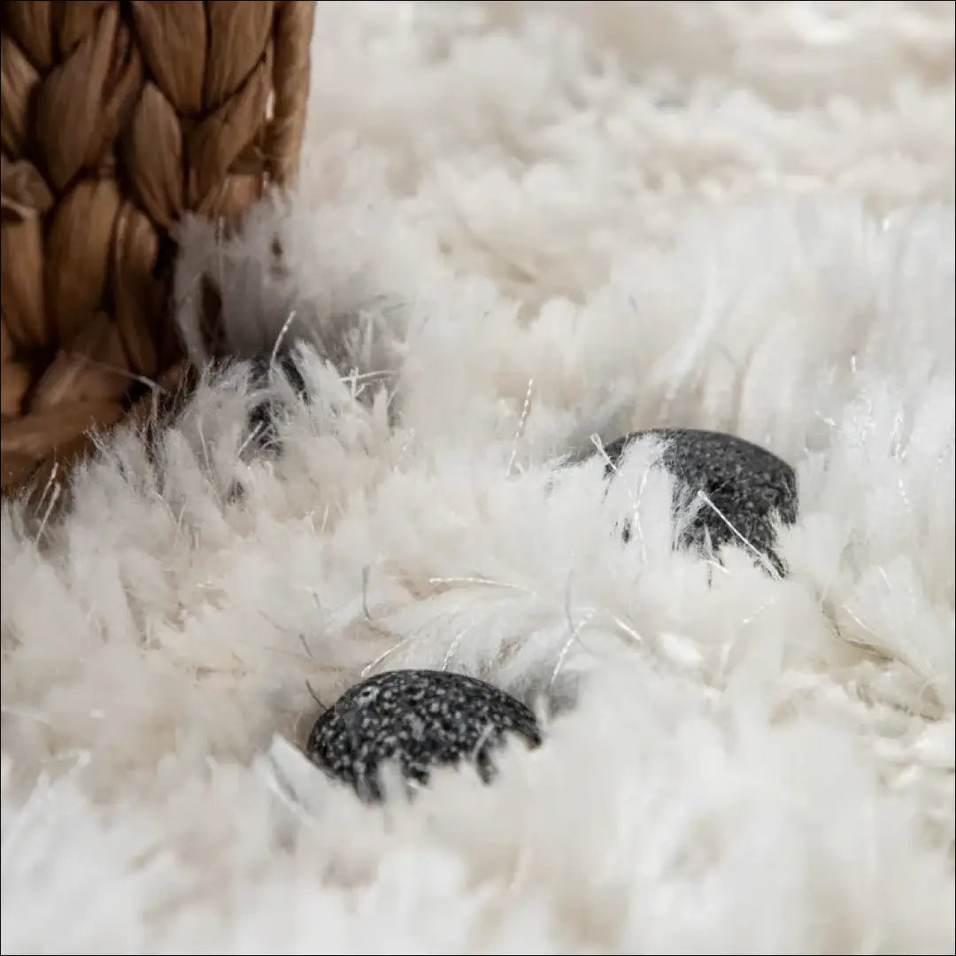 Ilgaplaukis kilimėlis RU1027 - €34 Save 50% 25-50, __label:Pristatymas 1-2 d.d., color-kremas, Dydis-60-x-100-cm,