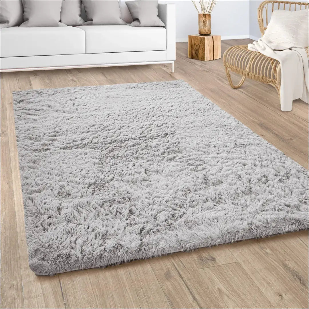 Ilgaplaukis kilimėlis RU1609 - €22 Save 50% __label:Pristatymas 1-2 d.d., color-pilka, color-sidabrine,