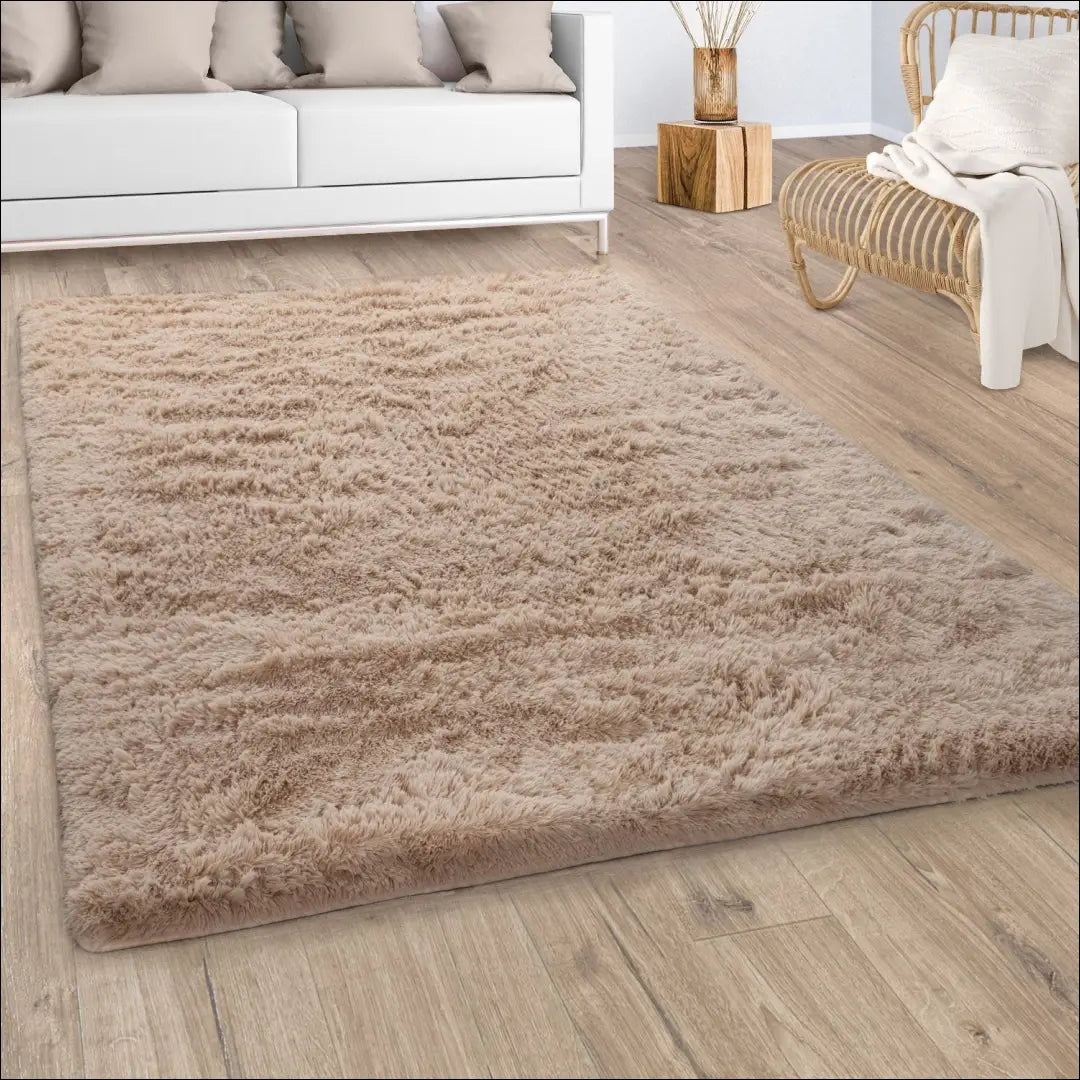 Ilgaplaukis kilimėlis RU1621 - €18 Save 50% __label:Pristatymas 1-2 d.d., color-smelio, Dydis-60-x-100-cm,