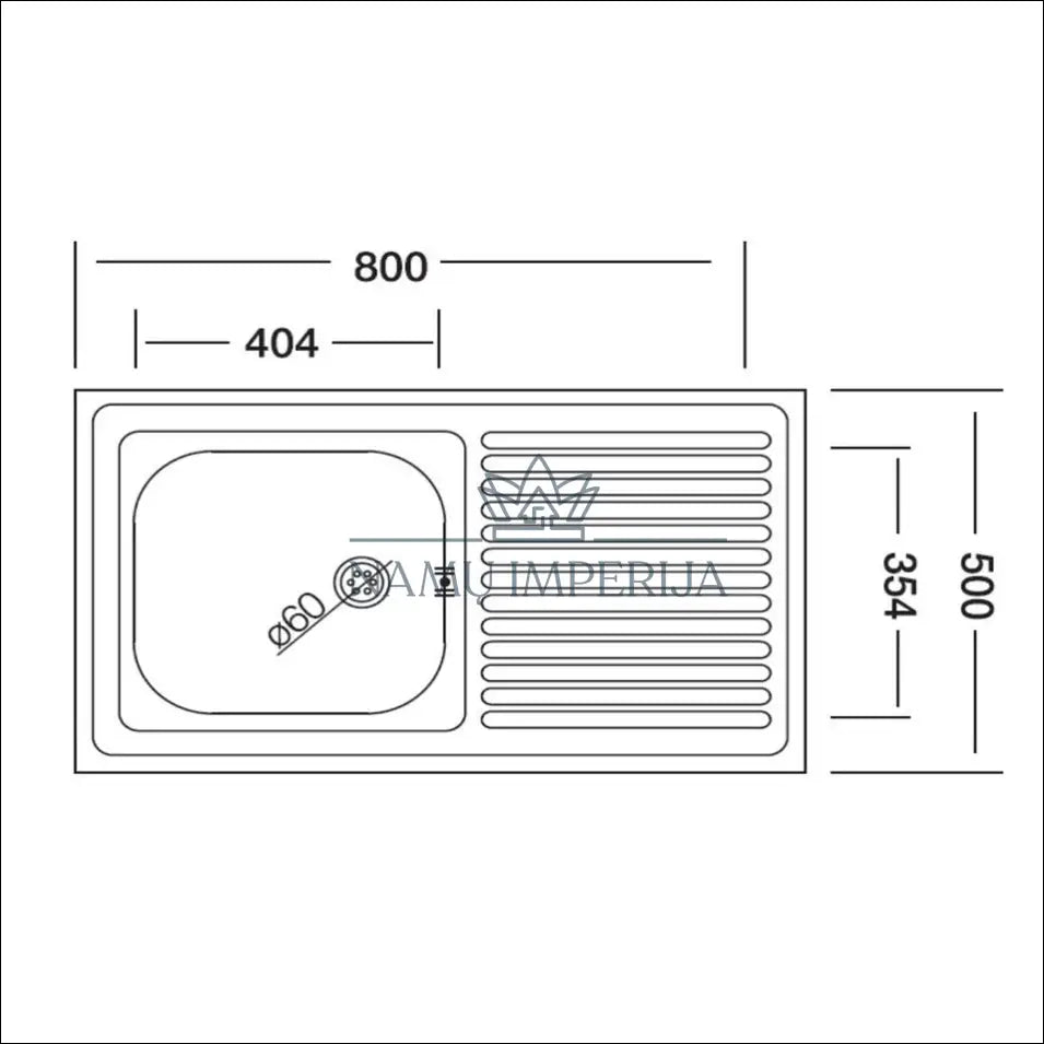 Įmontuojama kriauklė KI957 - €52 Save 55% 50-100, __label:Pristatymas 1-2 d.d., color-sidabrine, interjeras,