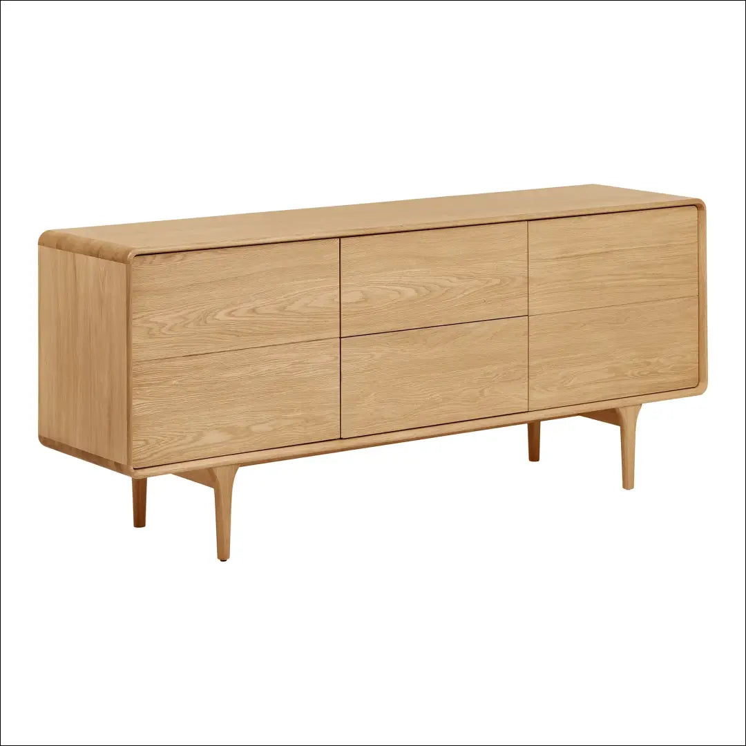 Indauja ąžuolo spalvos natūrali 180x45x75 cm RD528 - €1,379 Save 15% __label:Pristatymas 5-14 d.d., Natūrali, nordic,