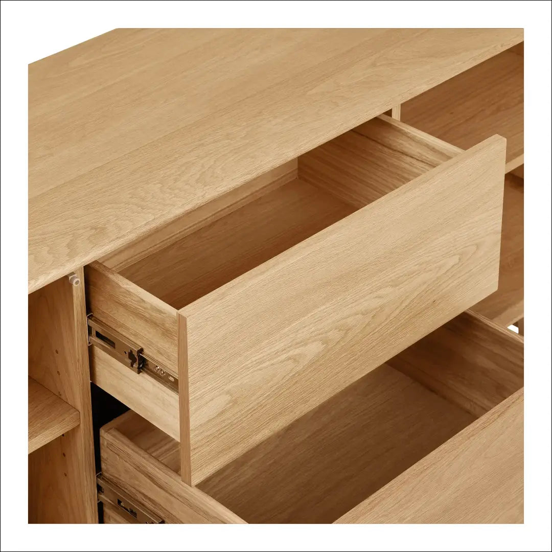 Indauja ąžuolo spalvos natūrali 180x45x75 cm RD528 - €1,379 Save 15% __label:Pristatymas 5-14 d.d., Natūrali, nordic,