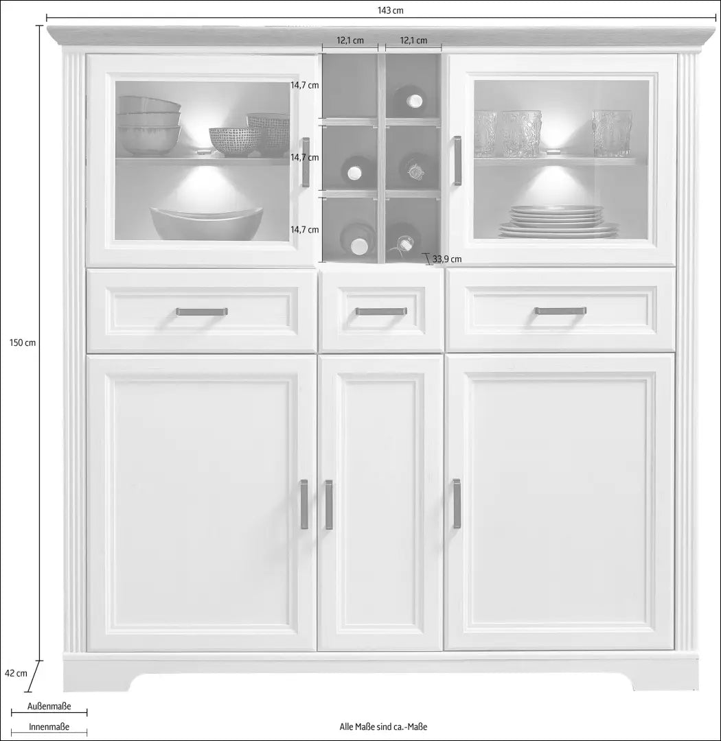 Indauja su LED apšvietimu SI2101 - €392 Save 55% __label:Pristatymas 1-2 d.d., color-balta, color-ruda, indaujos,