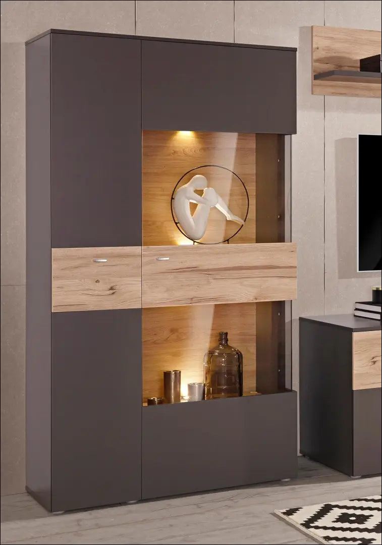 Indauja su LED apšvietimu SI2186 - €205 Save 50% __label:Pristatymas 1-2 d.d., biuro-baldai, color-pilka, color-ruda,