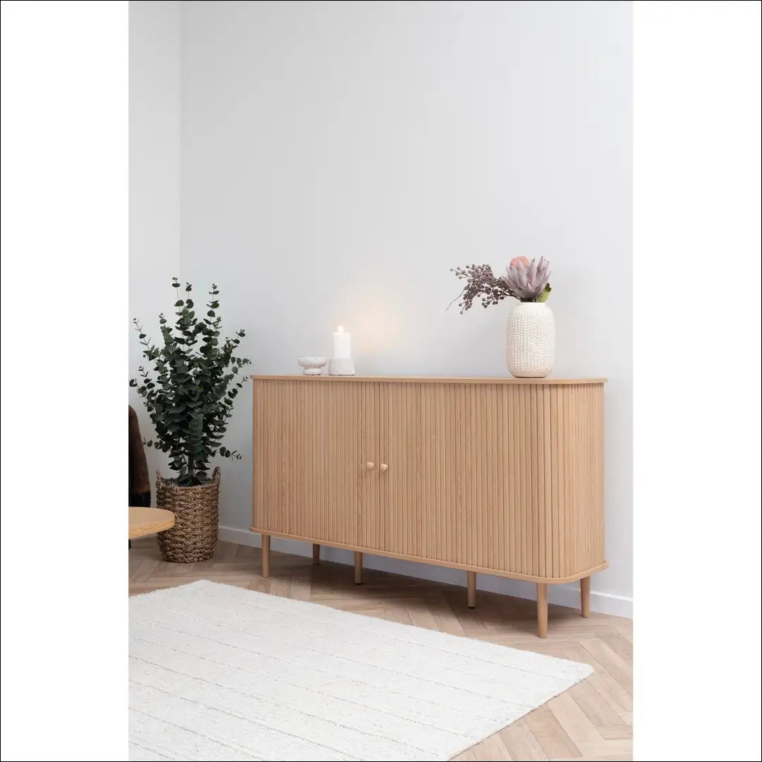 Indaujinė spintelė 2 durelės natūralios spalvos 140x40x79 cm RD525 - €341 Save 15% __label:Pristatymas 5-14 d.d.,