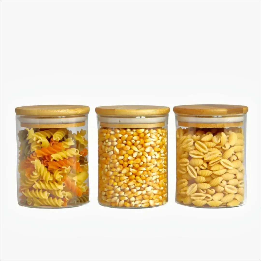 Indų kompl. Ø8cm su bambukiniu dangteliu 3vnt. DA428 - €15 Save 50% __label:Pristatymas 1-2 d.d., indai, under-25 Iki