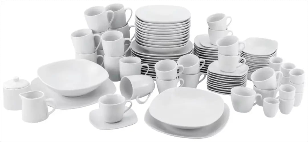 Indų komplektas (12 asmenų) DI12674 - €95 Save 50% 50-100, __label:Pristatymas 1-2 d.d., color-balta, indai, indu-kompl
