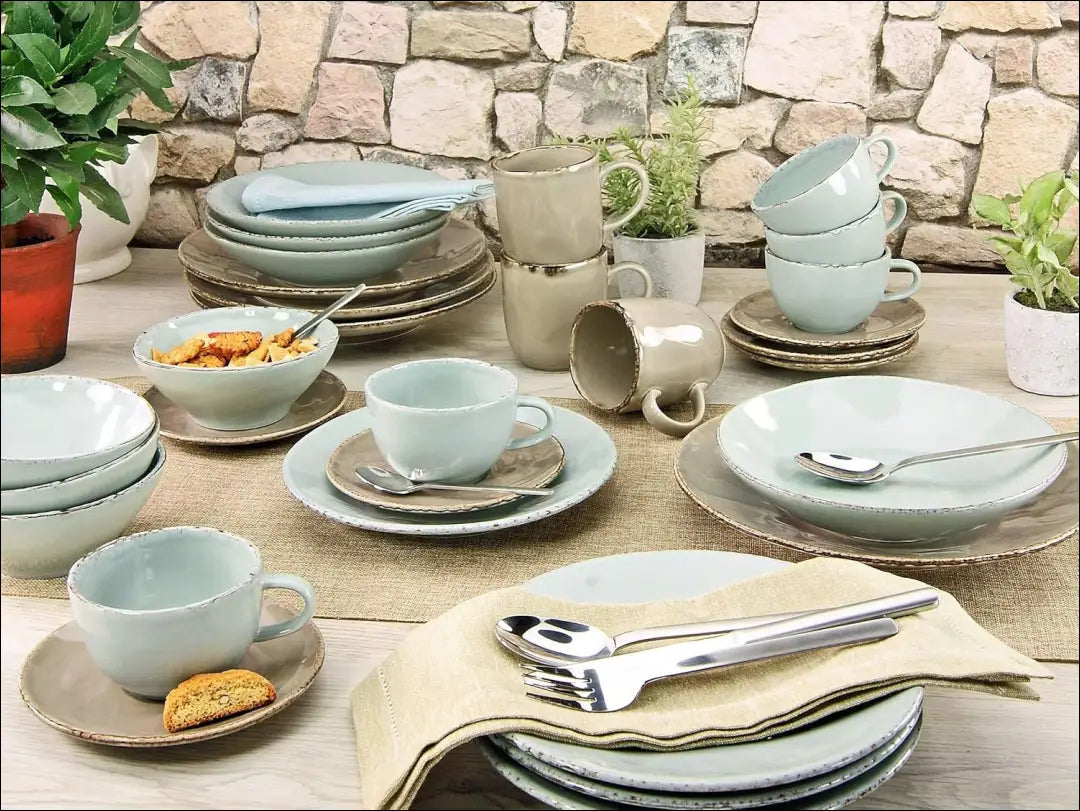 Indų komplektas (4 asmenims) DI10751 - €58 Save 50% 50-100, __label:Pristatymas 1-2 d.d., color-melyna, color-smelio,