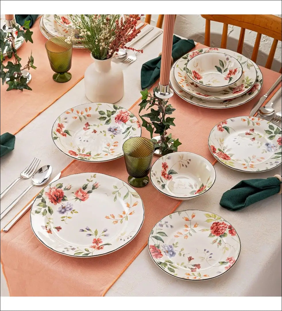 Indų komplektas (4 asmenims) DI10939 - €65 Save 50% 50-100, __label:Pristatymas 1-2 d.d., color-balta, color-marga,