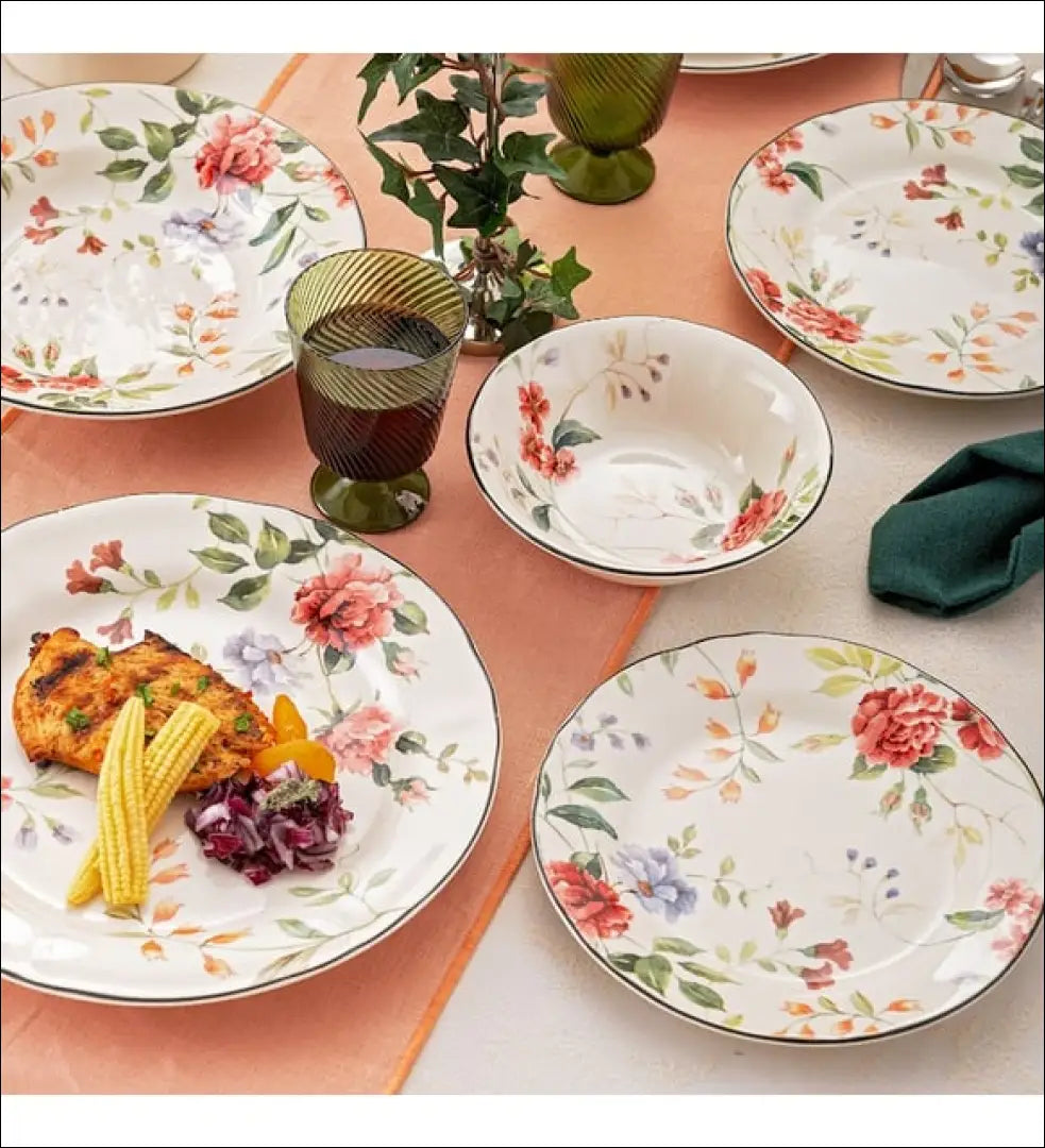 Indų komplektas (4 asmenims) DI10939 - €65 Save 50% 50-100, __label:Pristatymas 1-2 d.d., color-balta, color-marga,