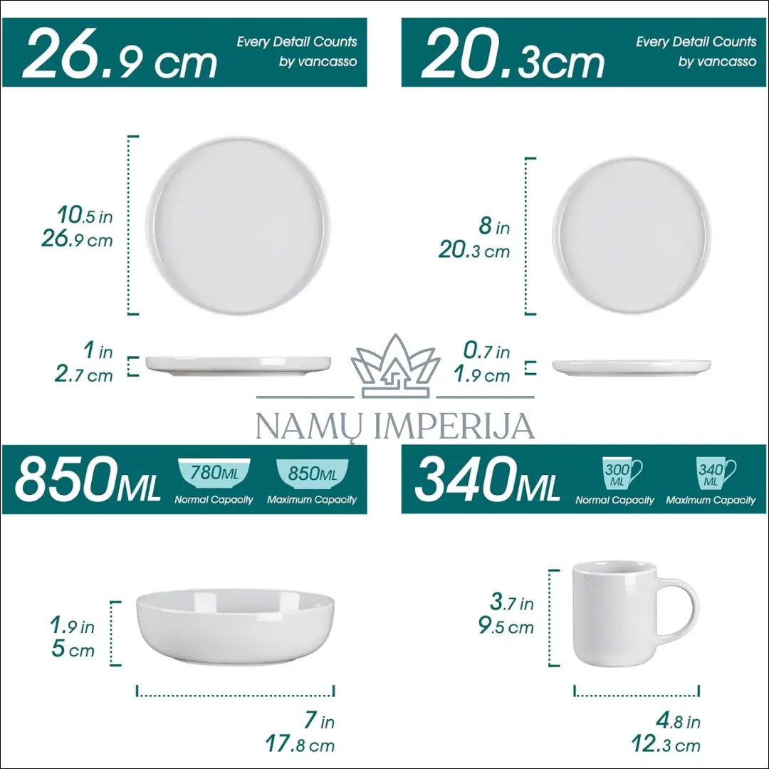 Indų komplektas (4 asmenims) DI8055 - €49 Save 50% 25-50, __label:Pristatymas 1-2 d.d., color-pilka, indai,