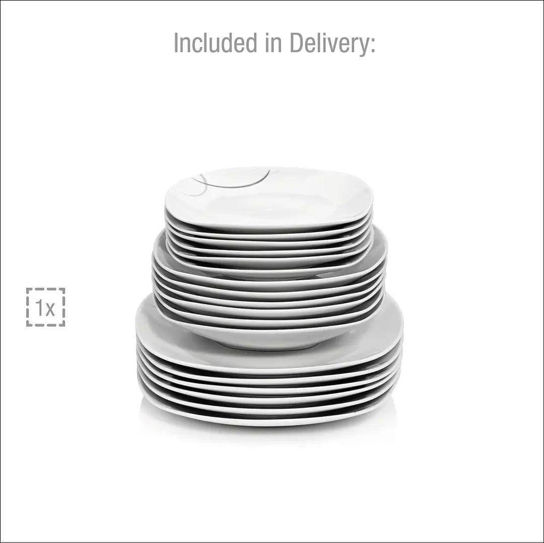 Indų komplektas (6 asmenims) DI10641 - €43 Save 50% 25-50, __label:Pristatymas 1-2 d.d., color-balta, indai, indu-kompl