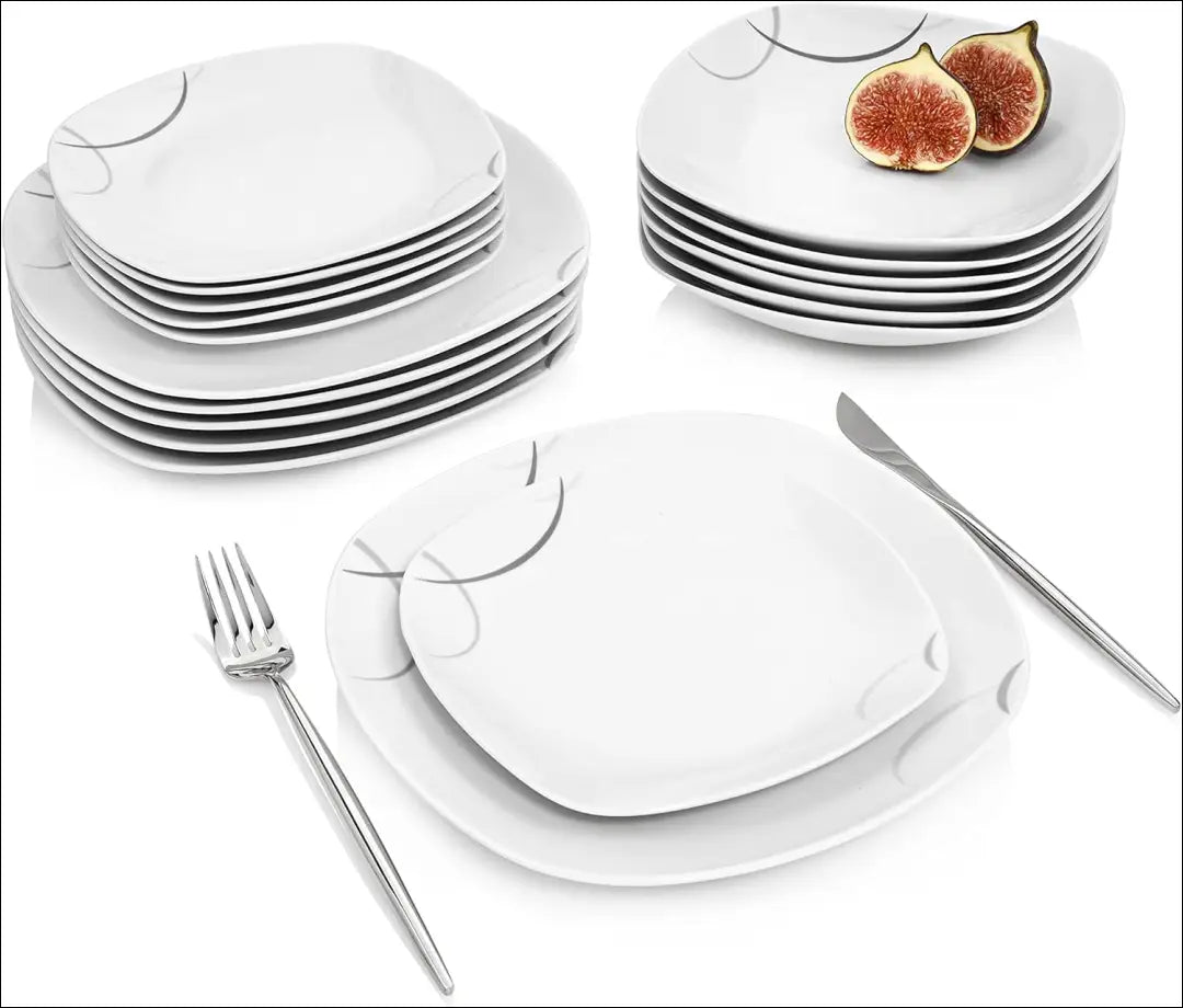 Indų komplektas (6 asmenims) DI10641 - €43 Save 50% 25-50, __label:Pristatymas 1-2 d.d., color-balta, indai, indu-kompl