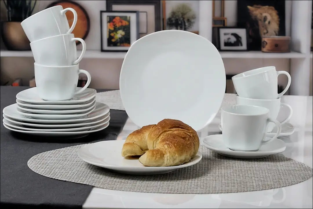 Indų komplektas (6 asmenims) DI10941 - €24 Save 50% __label:Pristatymas 1-2 d.d., color-balta, indai, indu-kompl,