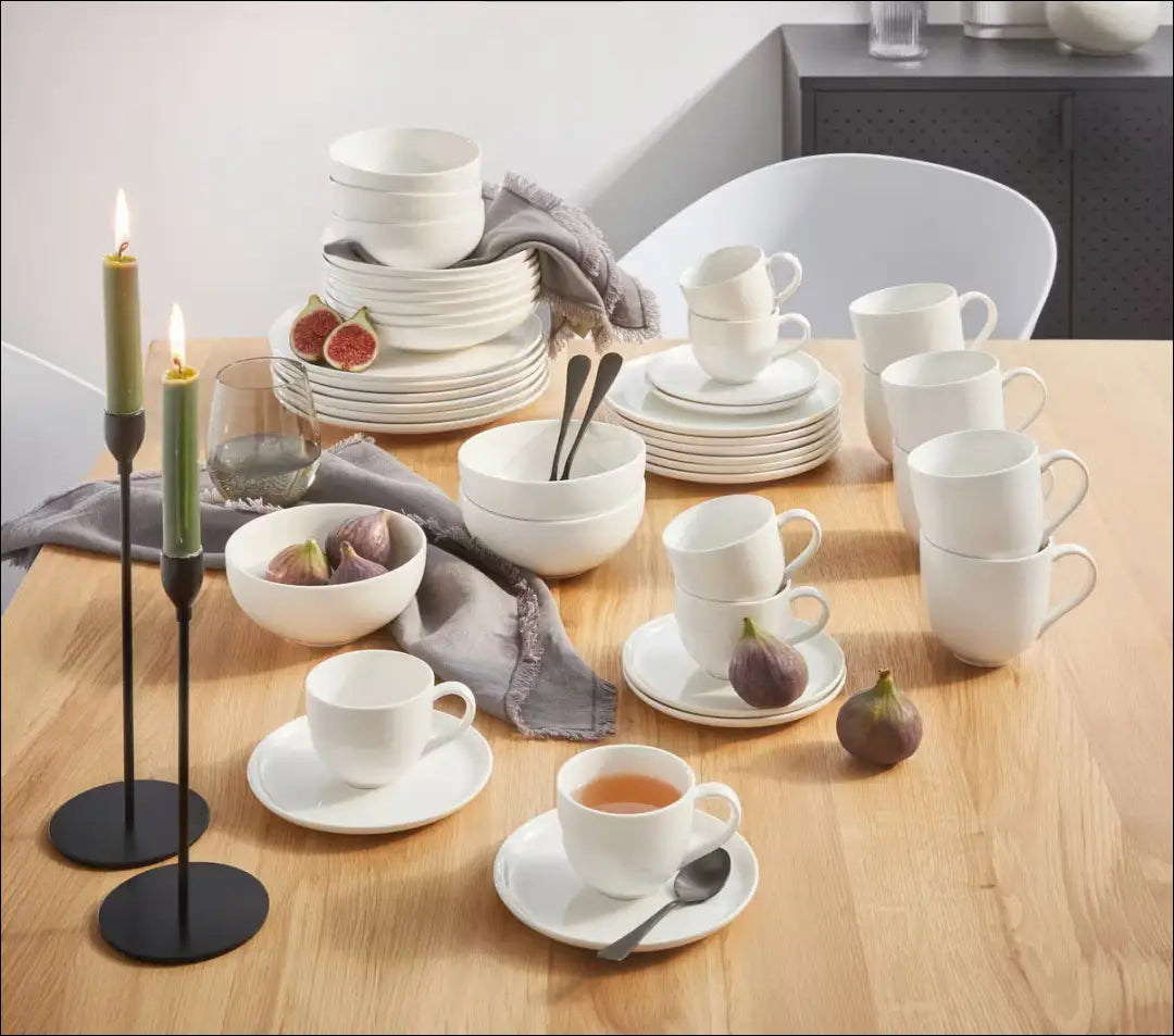 Indų komplektas (6 asmenims) DI11490 - €110 Save 50% 100-200, __label:Pristatymas 1-2 d.d., color-balta, indai,