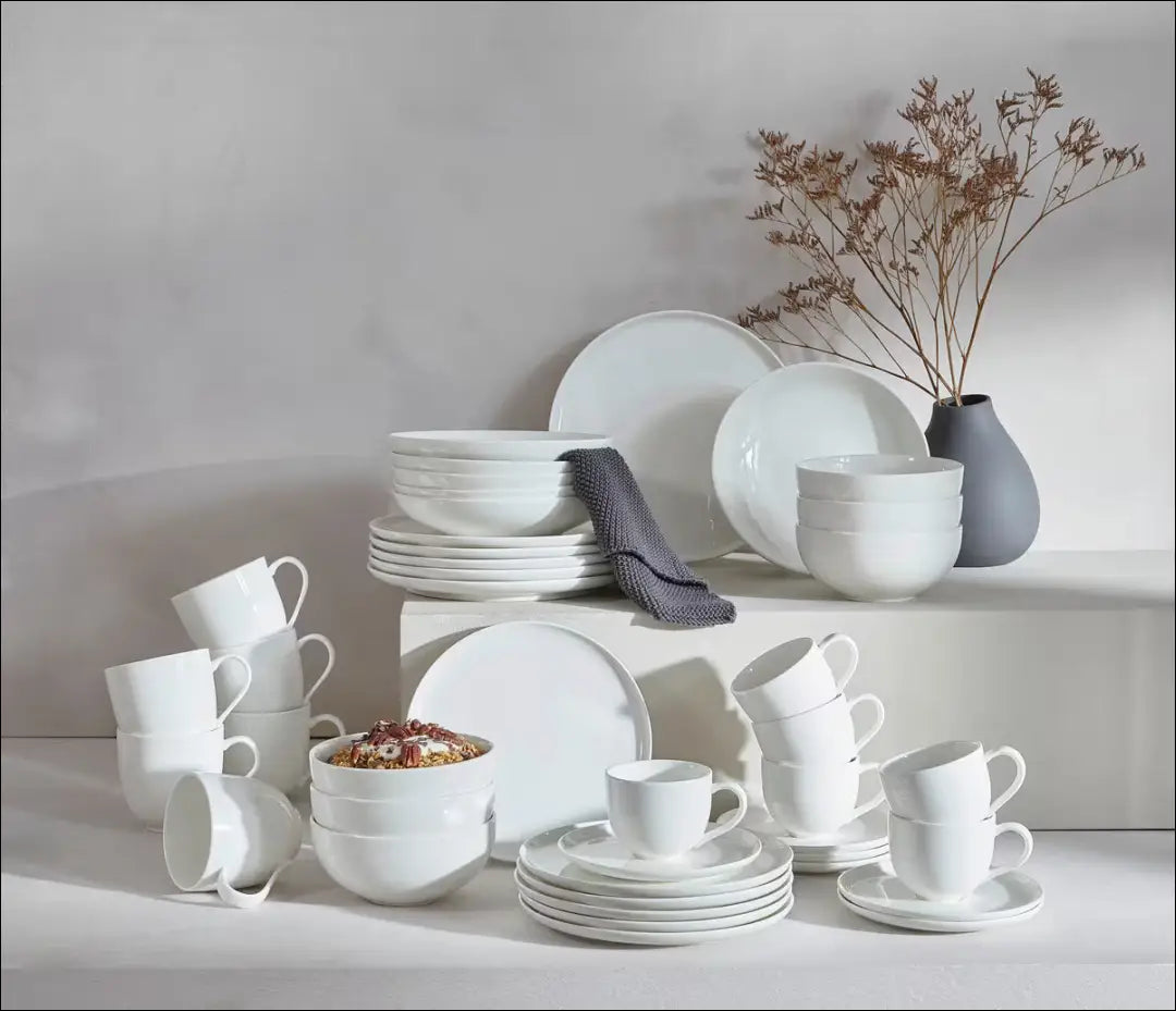 Indų komplektas (6 asmenims) DI11490 - €110 Save 50% 100-200, __label:Pristatymas 1-2 d.d., color-balta, indai,