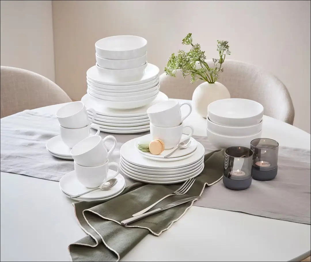 Indų komplektas (6 asmenims) DI11490 - €110 Save 50% 100-200, __label:Pristatymas 1-2 d.d., color-balta, indai,