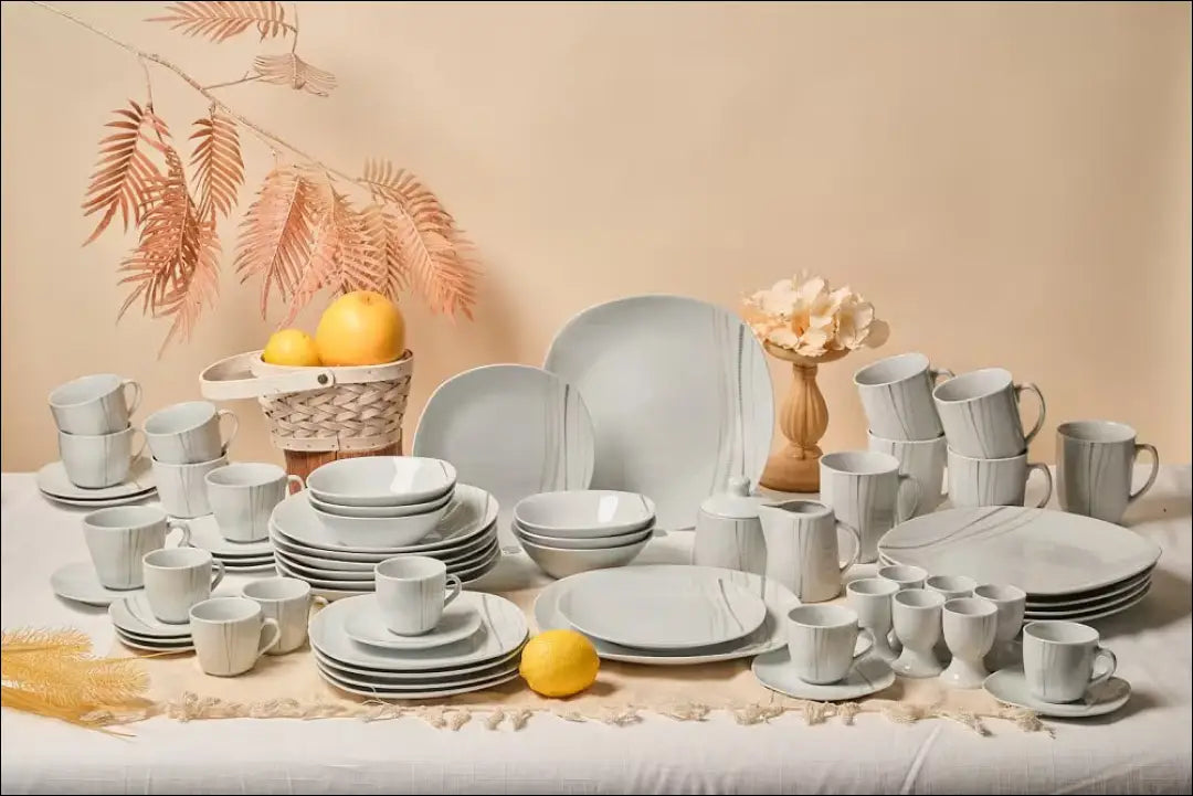 Indų komplektas (6 asmenims) DI12634 - €53 Save 50% 50-100, __label:Pristatymas 1-2 d.d., color-balta, indai,